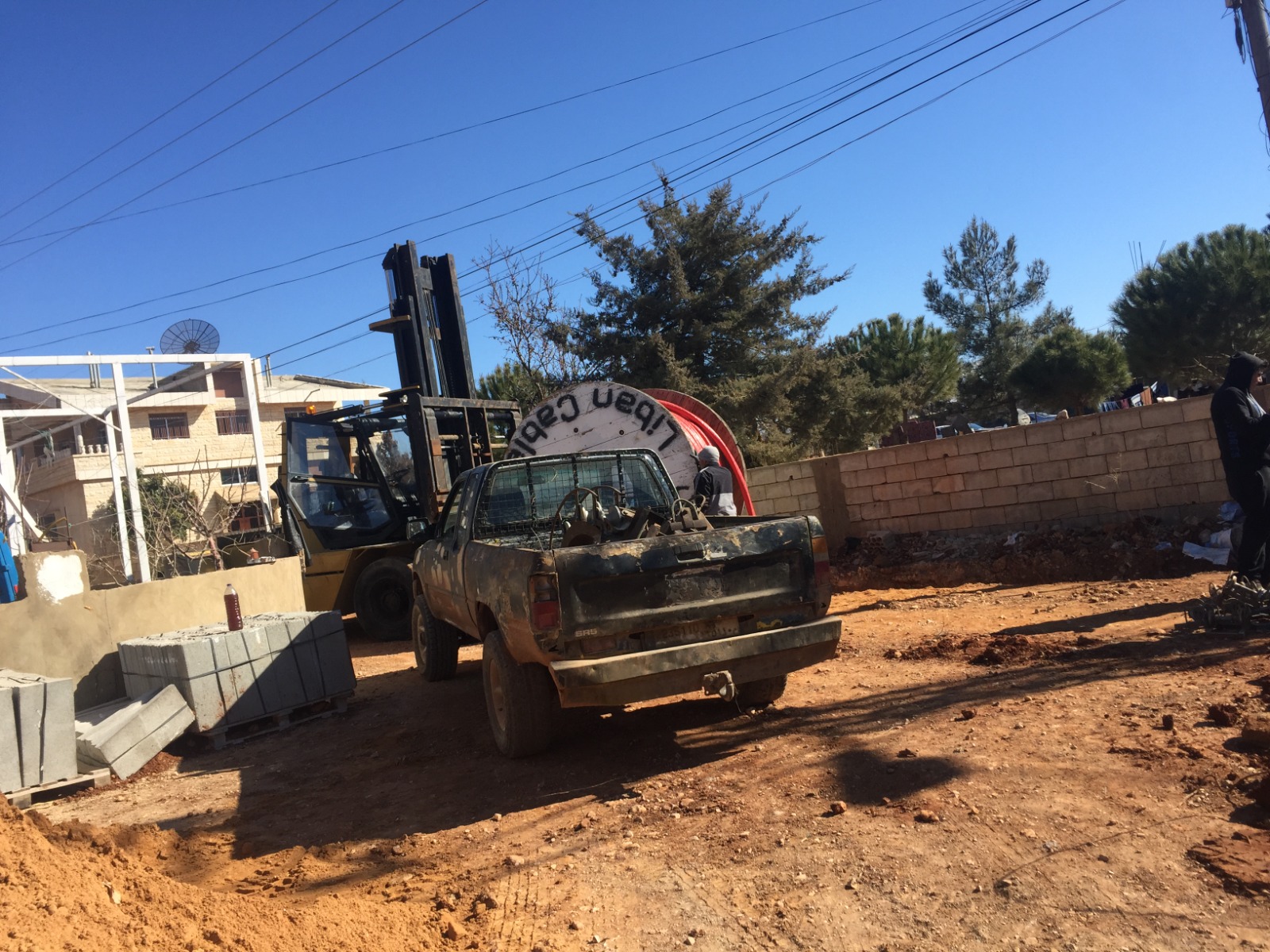 Site logistics and materials